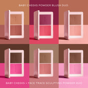 Baby Cheeks + Face Trace Sculpting Powder Duo
