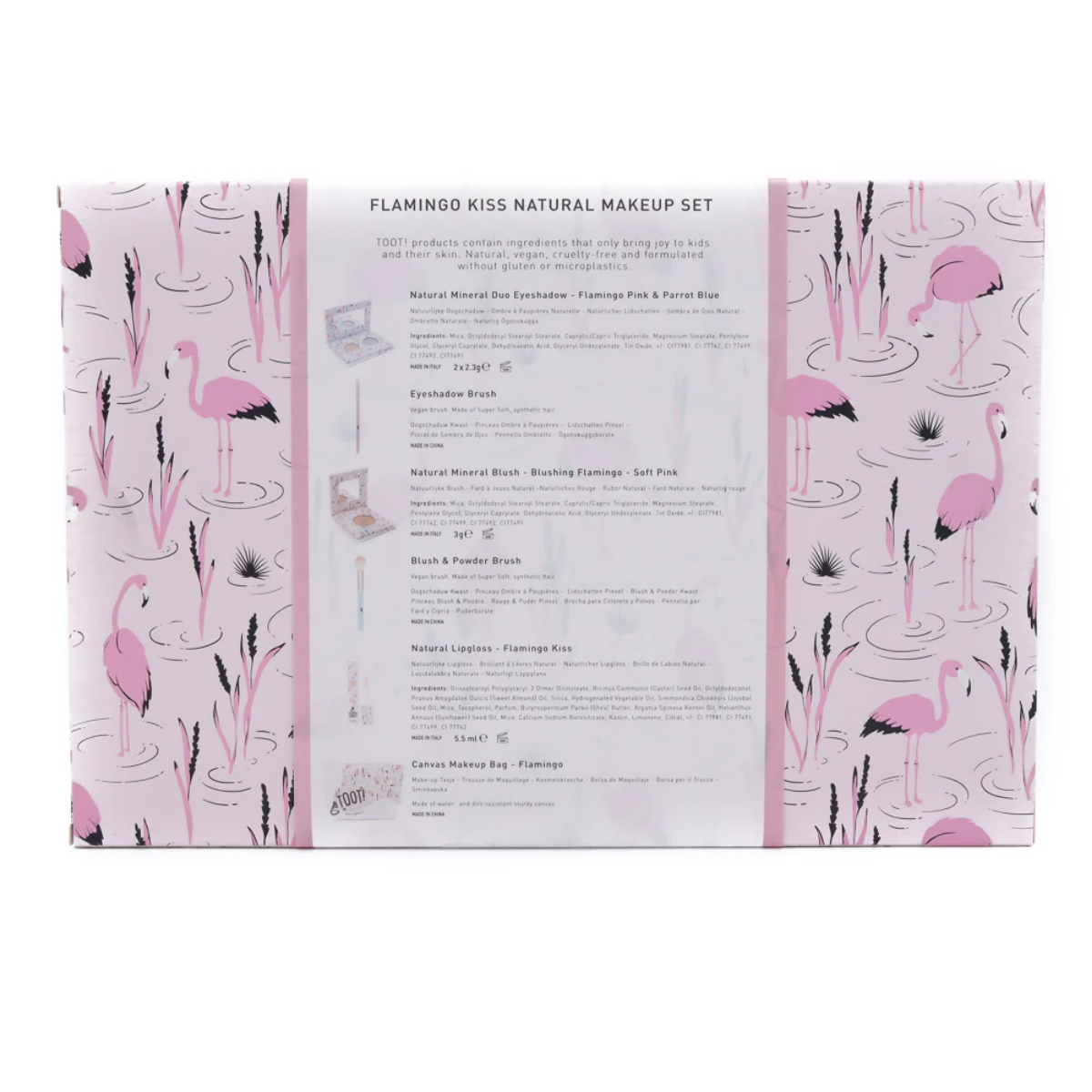 Flamingo Kiss Natural Makeup Box Set