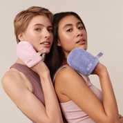 Water-Only Makeup Remover And Skin Cleansing Mitt Very Berry