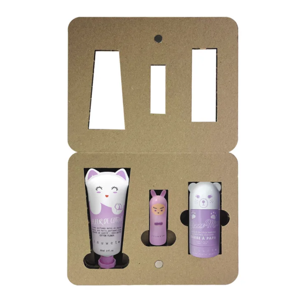 Dream Skin Set Purple Hands Cream,Stick Face Mask, Lipbalm