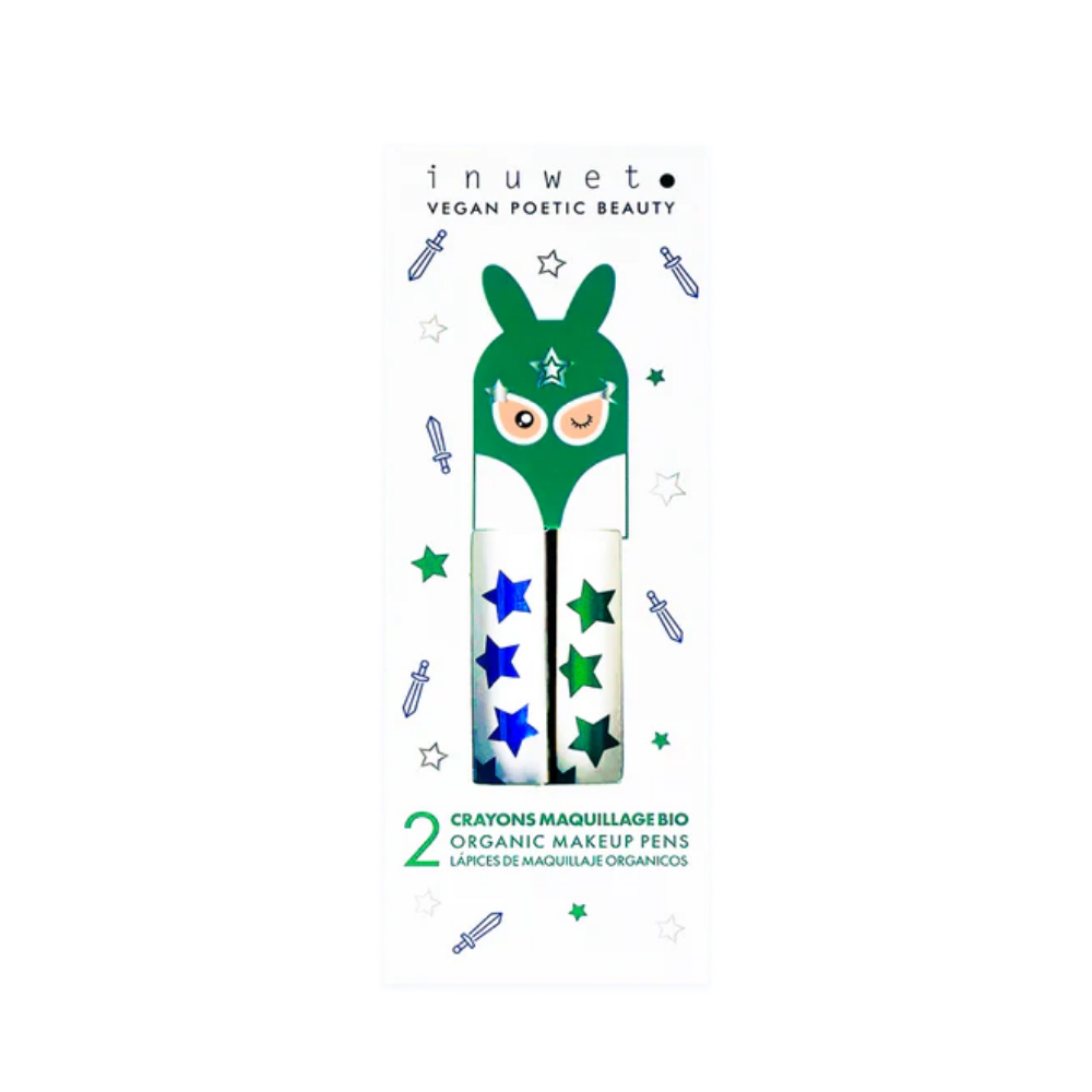 Set 2 Pencils Crayons Heroboy Certifiedcosmos Organic