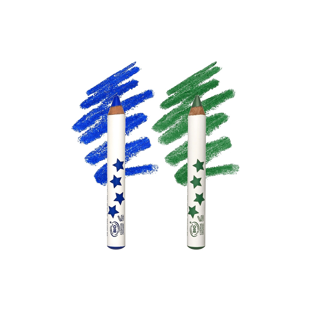 Set 2 Pencils Crayons Heroboy Certifiedcosmos Organic