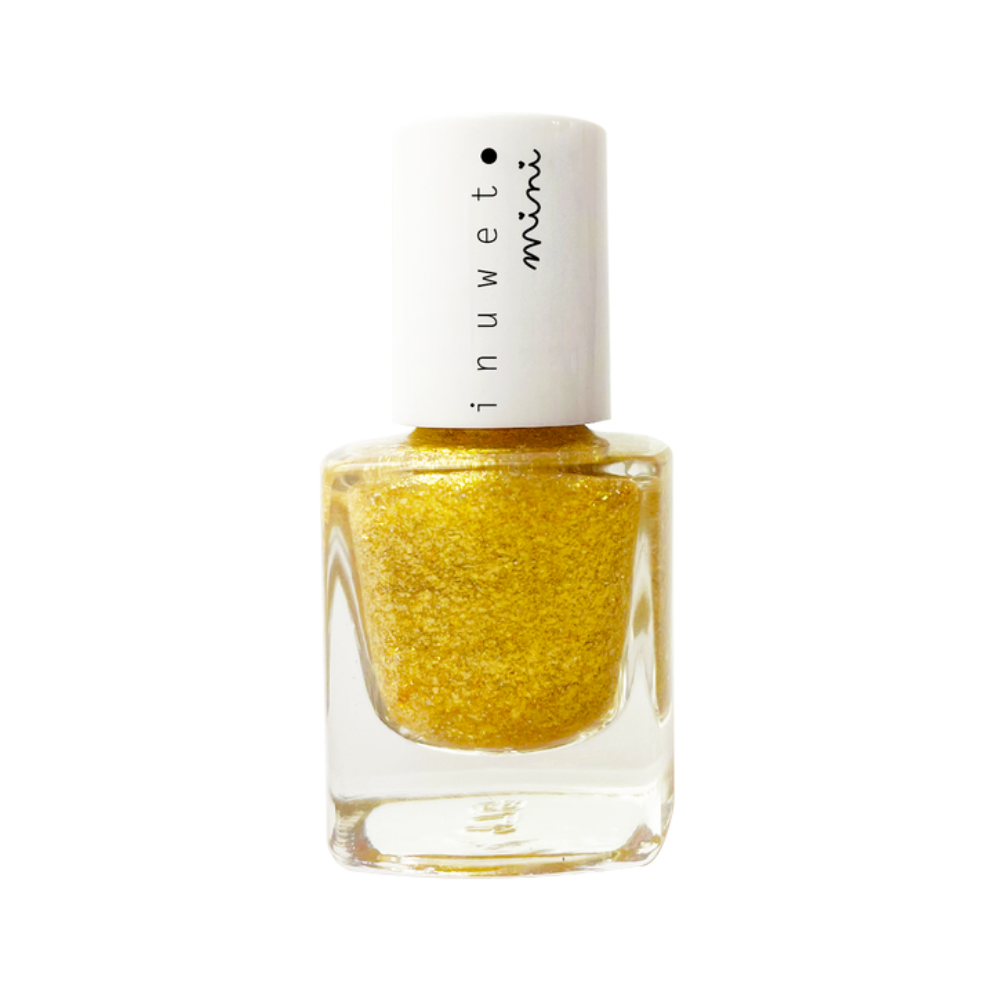 Waterbased Nail Polish Kids Green Goldgolden Game V05