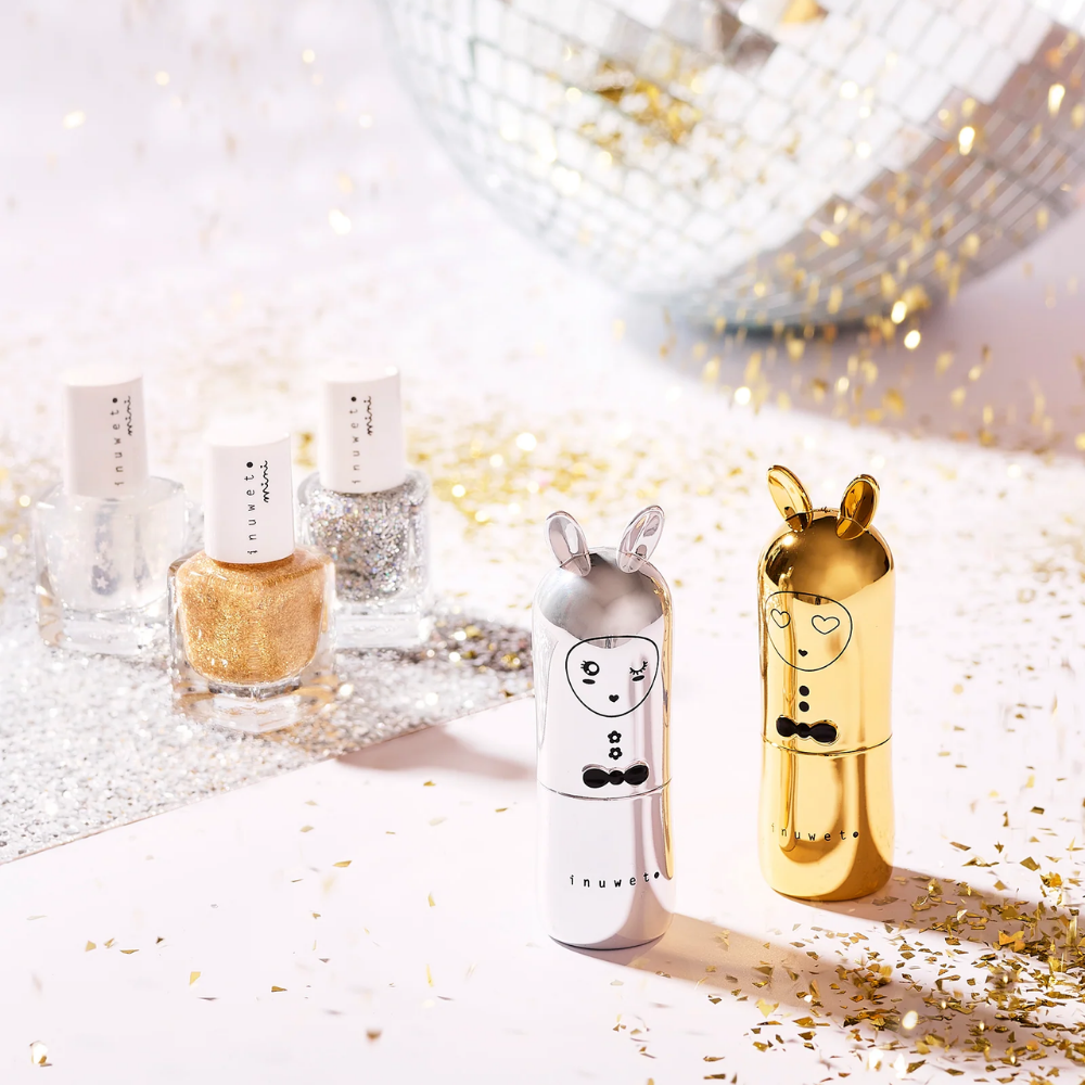 Waterbased Nail Polish Kids Green Goldgolden Game V05