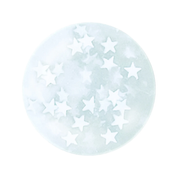 Waterbased Nail Polish Kids Green Topcoat Stars V07