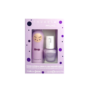 Duo Violet : Lip Balm Marshmallow + Nail Polishes Violet