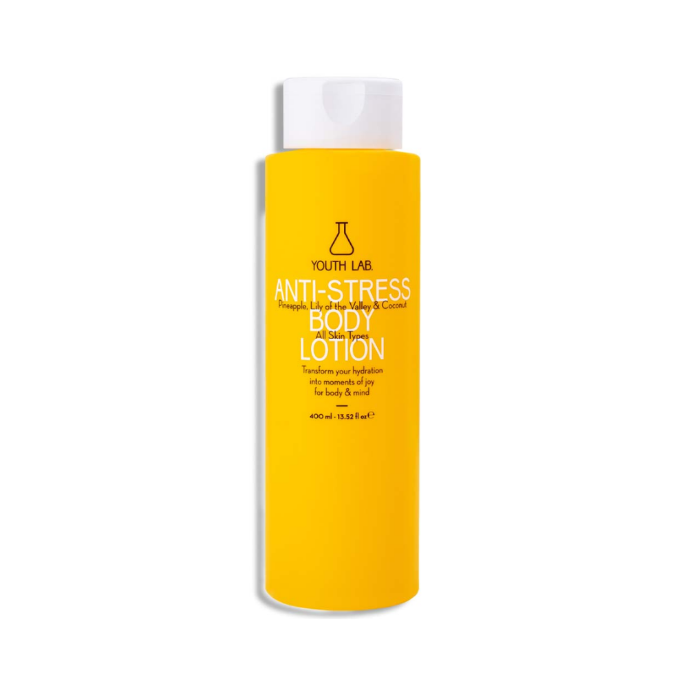 Anti-stress body lotion (yellow) pineapple, lilly of the valey & coconut 400 ml
