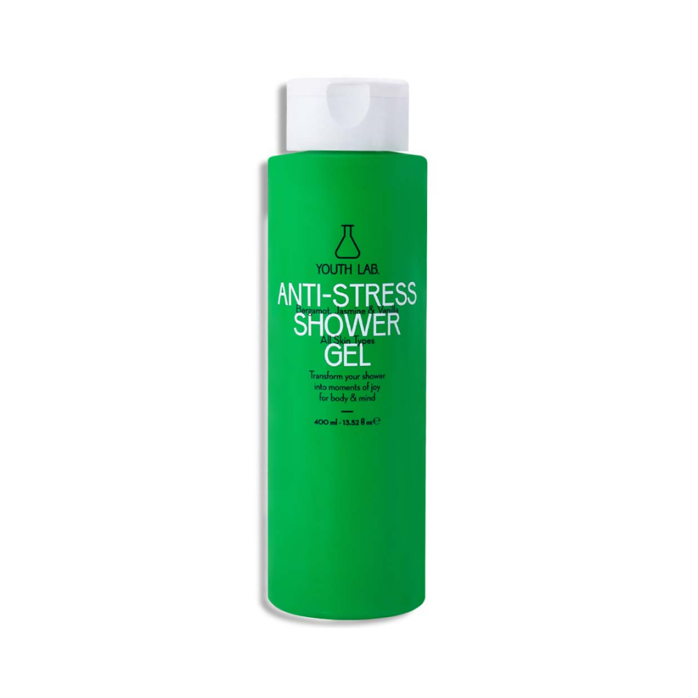 Anti-stress shower gel (green) bergamot, jasmine & vanilla 400 ml