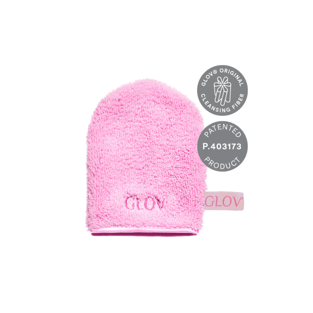 Water-Only Makeup Remover And Skin Cleansing Mitt Very Berry