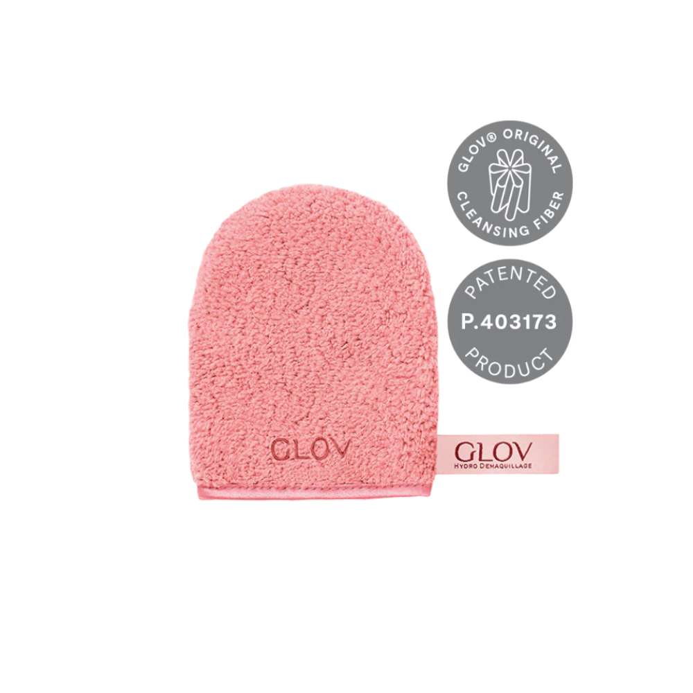 Water-Only Makeup Remover And Skin Cleansing Mitt Very Berry
