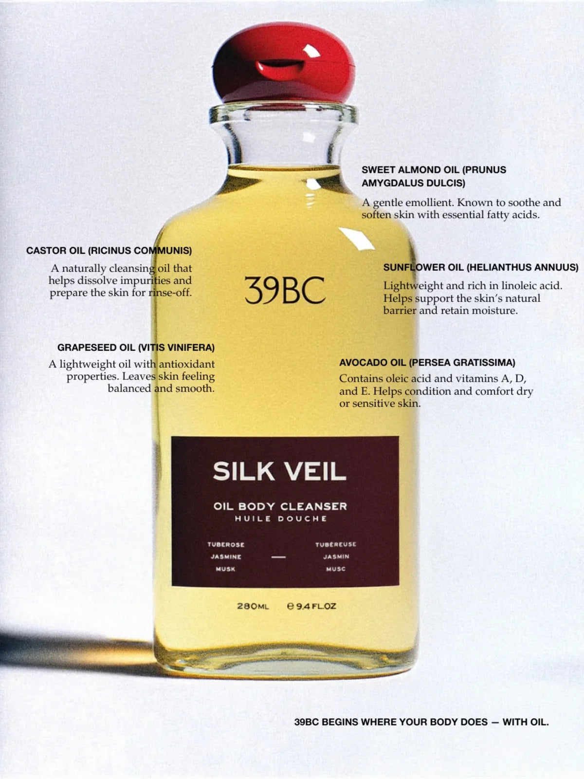Silk Veil Oil Body Cleanser